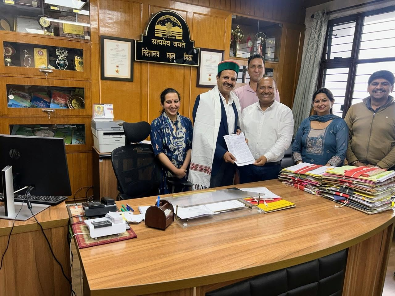 Meeting at Directorate of School Education